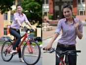 Sao Việt vẫn không kém phần xinh đẹp dù đi Xe đạp;