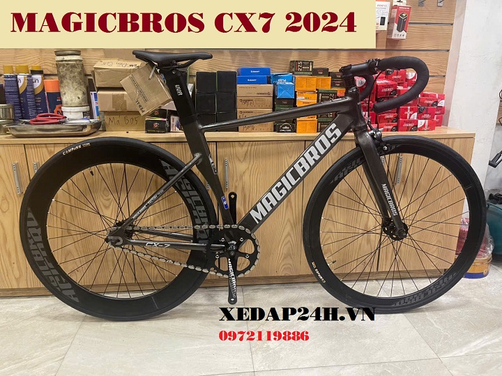 Xe đạp fixed gear Magicbros CX7 (kèm phanh phụ)