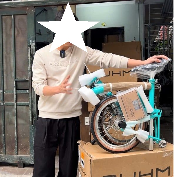 xe-dap-gap-Ruhm-C7-Plus-Xanh-Tiffany