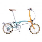 xe-dap-gap-Dahon-Lunden-16-Vang-xanh