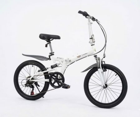 xe-dap-gap-2-giam-xoc-Cadilac-trang xe-dap-gap-2-giam-xoc-Cadilac-trang